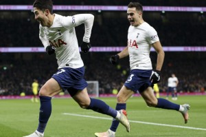  热刺核心伤退孙兴慜独造三球  